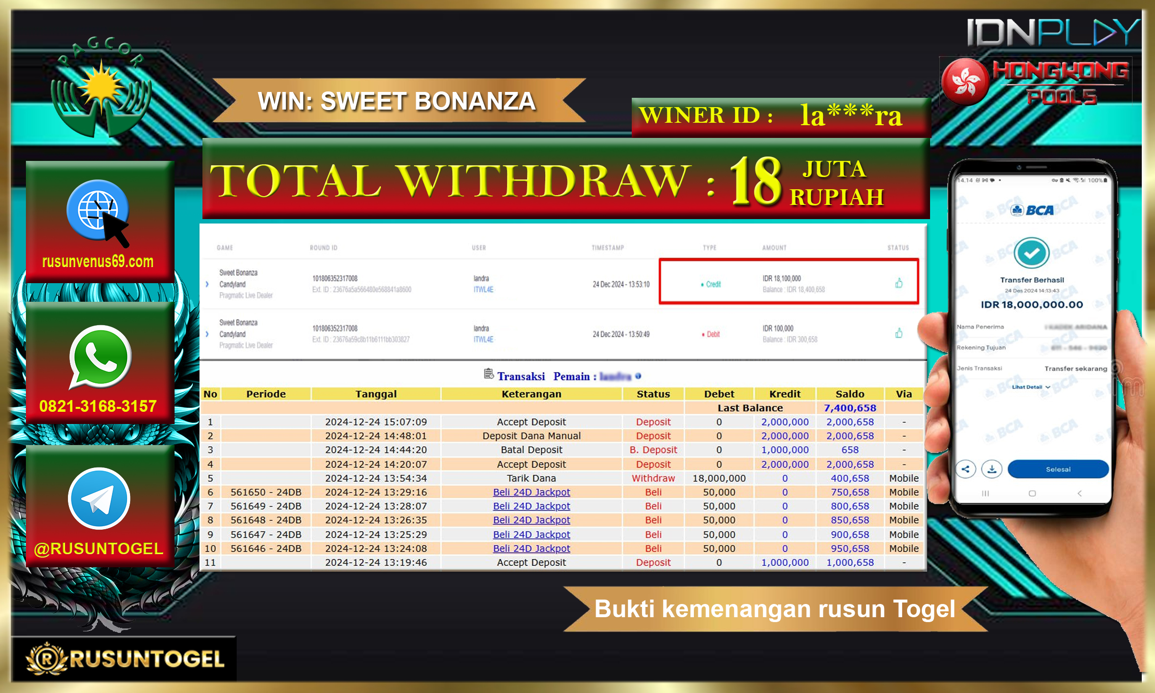PREDIKSI RUSUNTOGEL