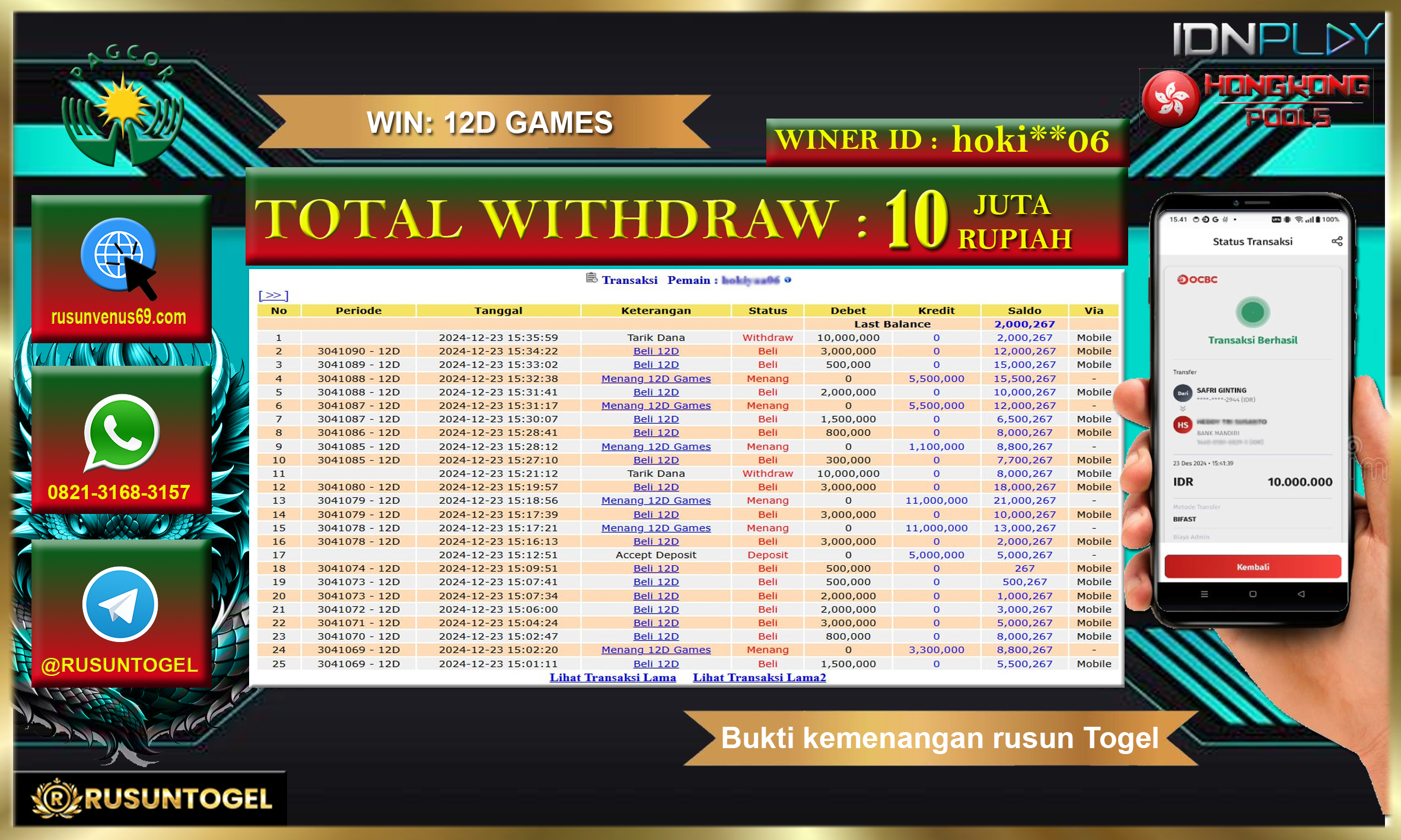 PREDIKSI RUSUNTOGEL