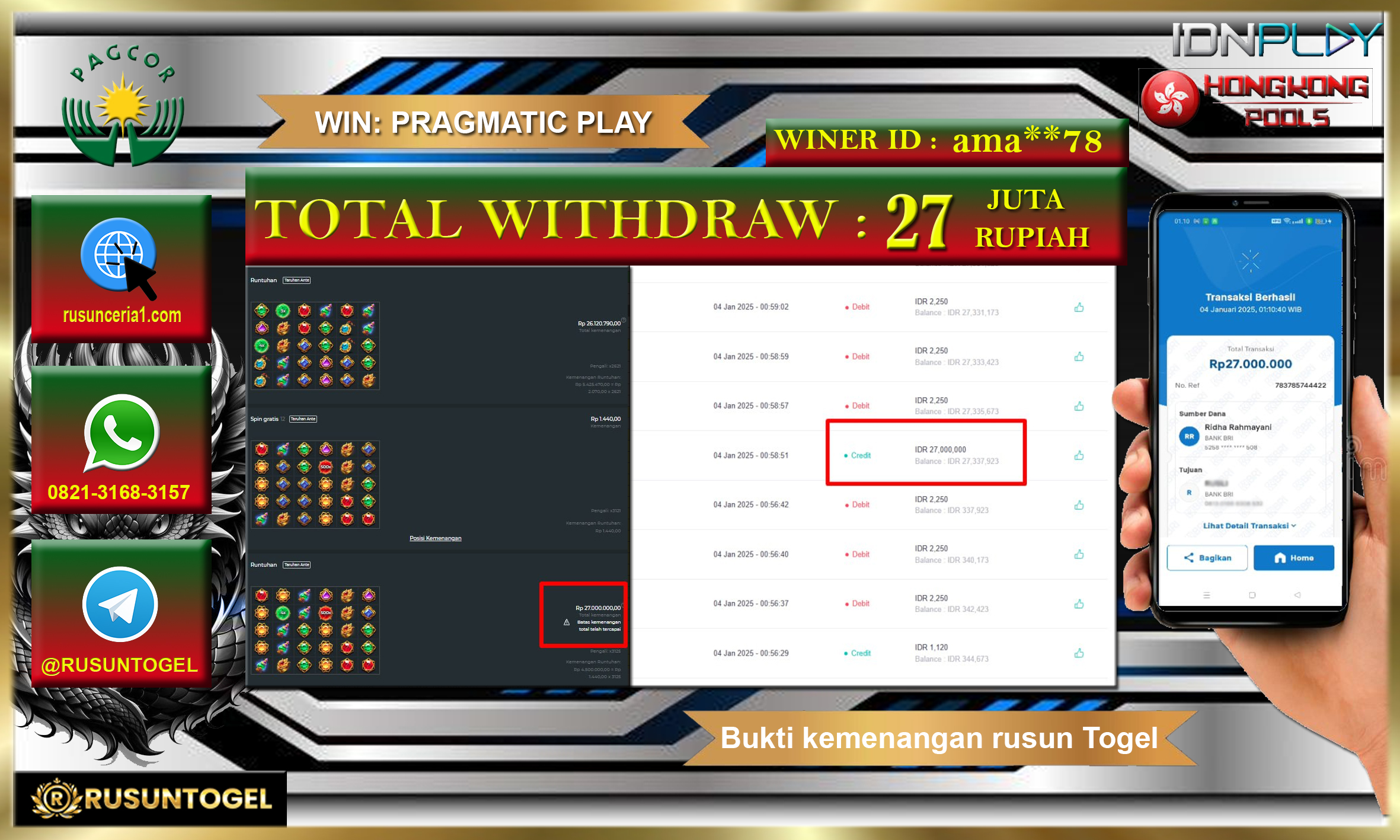 PREDIKSI RUSUNTOGEL
