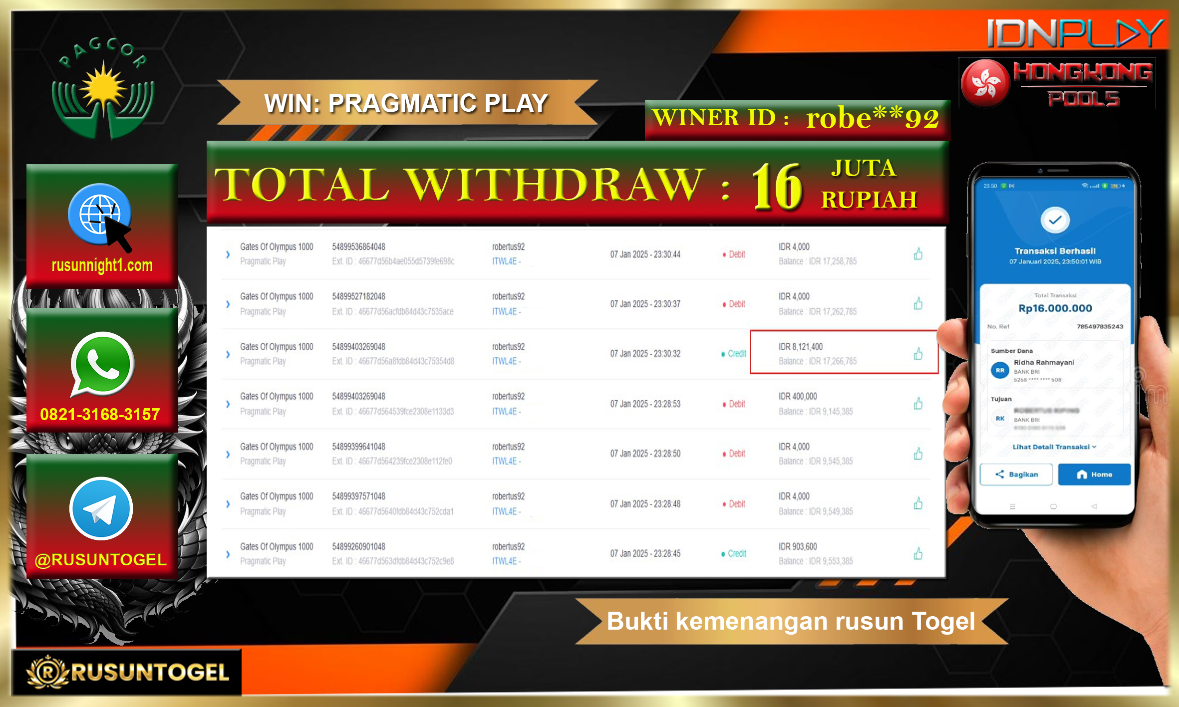 PREDIKSI RUSUNTOGEL