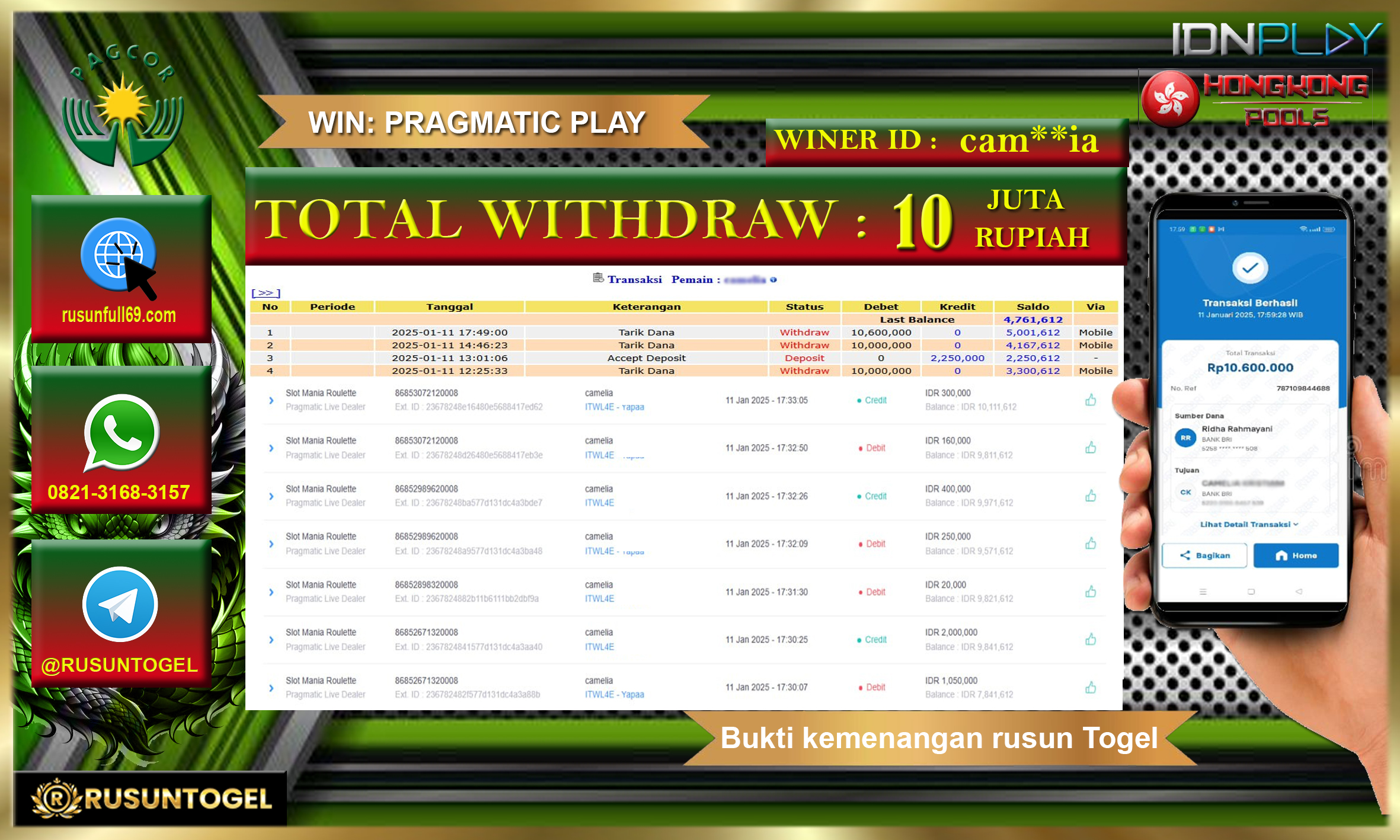 PREDIKSI RUSUNTOGEL