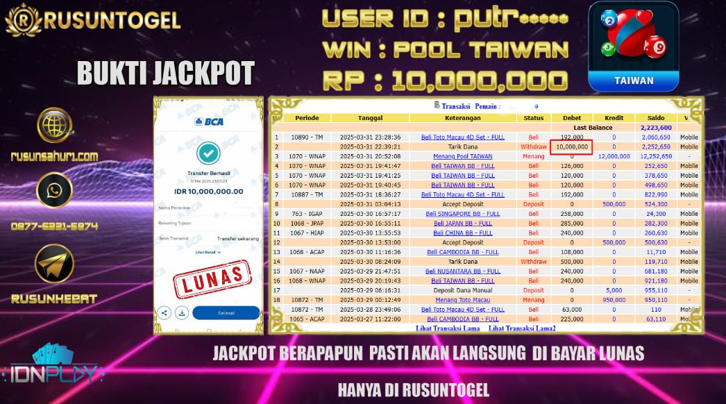 PREDIKSI RUSUNTOGEL