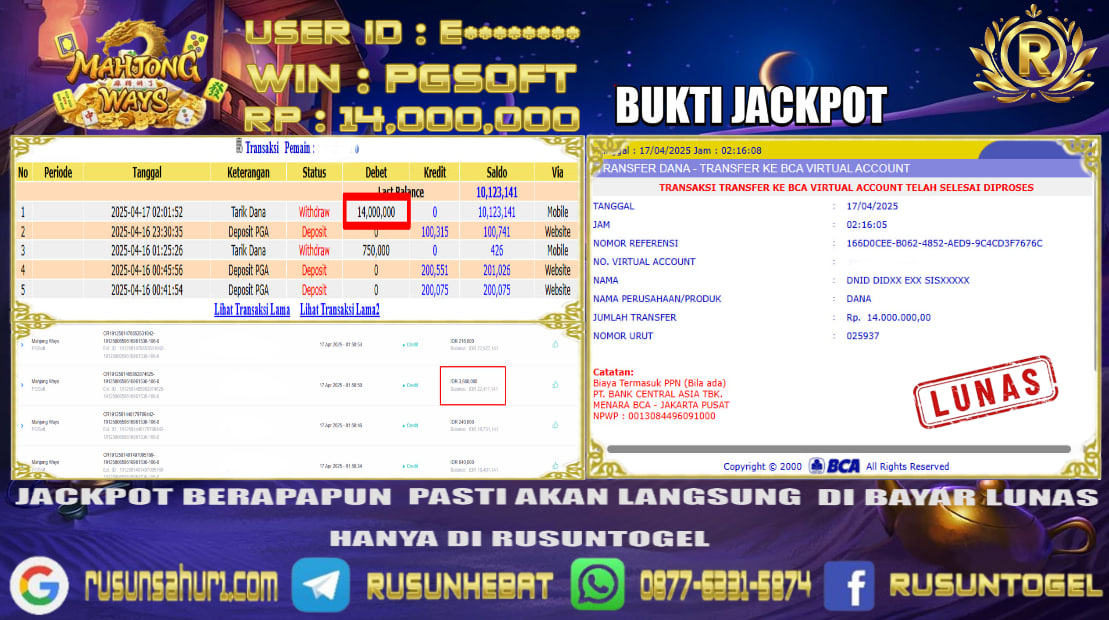 PREDIKSI RUSUNTOGEL